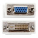 Adaptador Dvi-d Para Vga  24+1 Macho Vga 15p Fêmea
